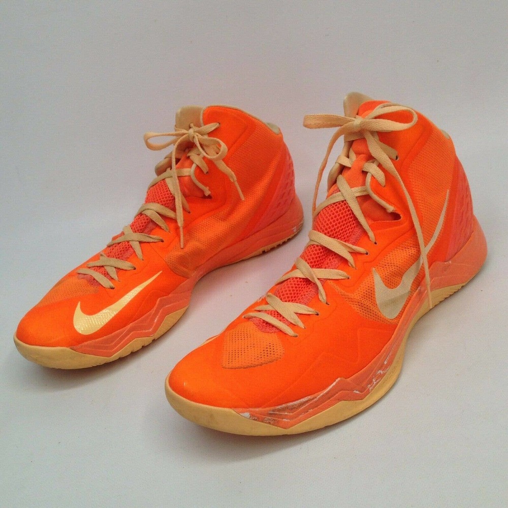 NIKE Zoom Hyperdistrupter 548180-804 Fluorescent Orange Basketball Shoes Size 17